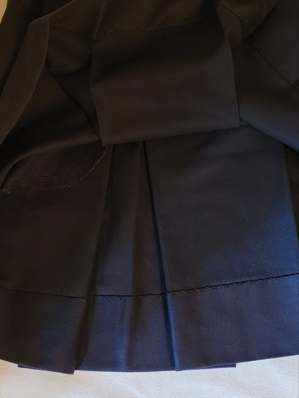 Becky Thatcher Girls Navy Blue Pleated School Uniform Skirt Size 10 - Picture 5 of 7
